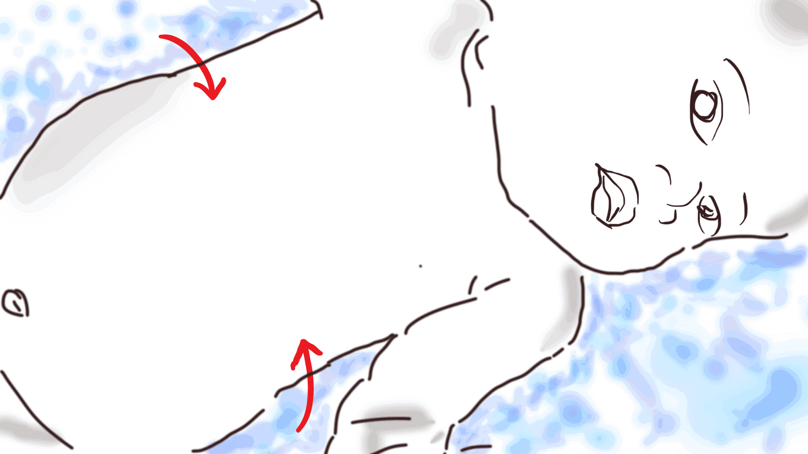 Baby breathing with difficultu