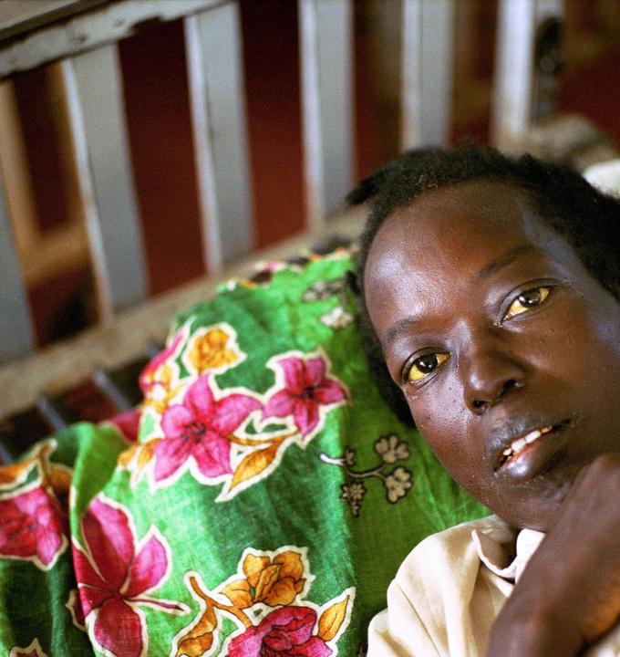 In this women's ward in Homa Bay District hospital in western Kenya, patients are treated for cryptococcal meningitis and other opportunistic infections.