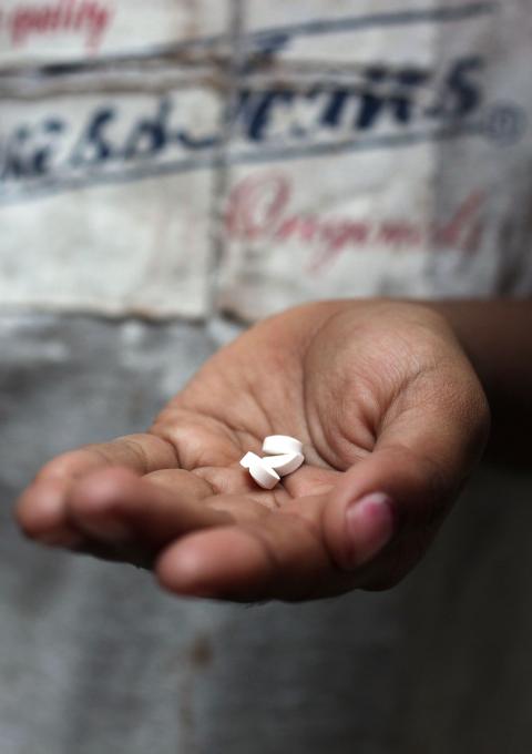 PEP Drugs for children at Angau Memorial General Hospital, Lae/ Morobe Province in Papua New Guinea. The MSF Family Support Centre provides medical and psychological services for survivors of child abuse, sexual and intimate partner violence. MSF started providing care at the centre in November 2007. 