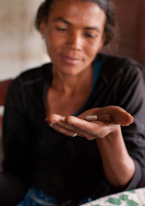 Carmen Jose-Panti is 32 years old. She is HIV positive. 