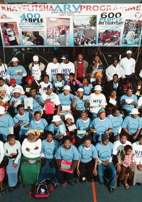 2nd anniversary of the ARV programme in Khayelitsha, a township near Cape Town, South Africa.