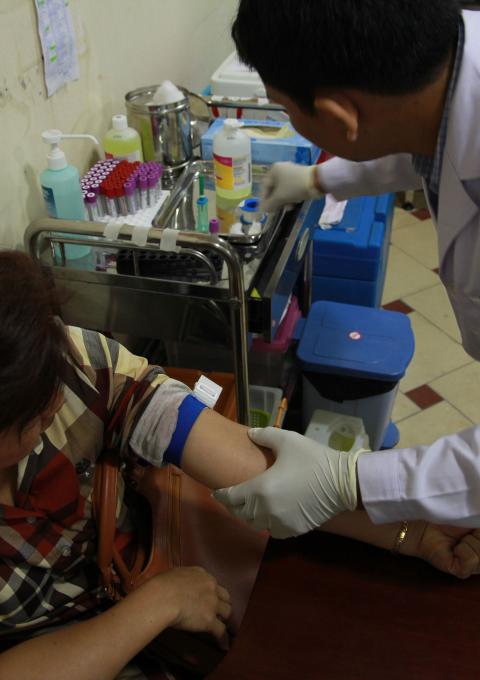 OCP MSF Hepatitis C clinic in Preah Kossamak Hospital, Phnom Penh, Cambodia
