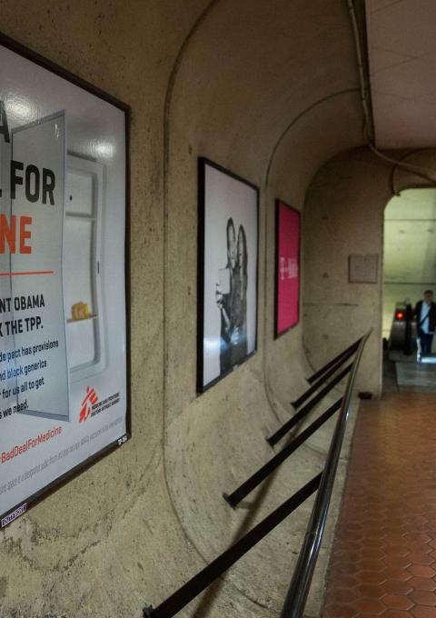 Metro advertisements for Doctors Without Borders, 2015
