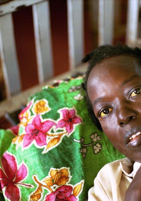 In this women's ward in Homa Bay District hospital in western Kenya, patients are treated for cryptococcal meningitis and other opportunistic infections.