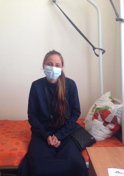 35-year old Elena is receiving treatment for XDR-TB in Grozny. She is one of 51 patients MSF is caring for, with a new combination of drugs that have never been used in the country before.
