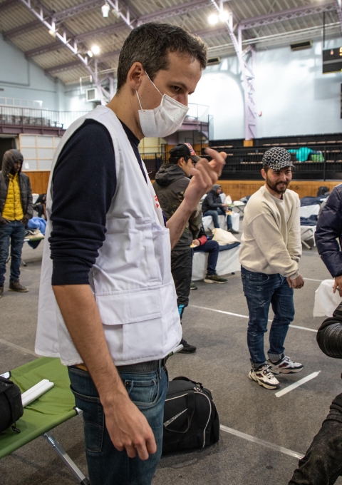 COVID France shelter home