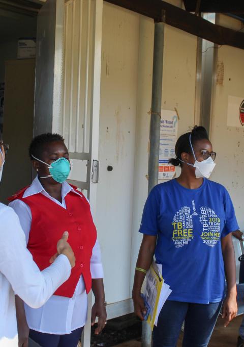 MSF medical team in Matsenjeni health centre