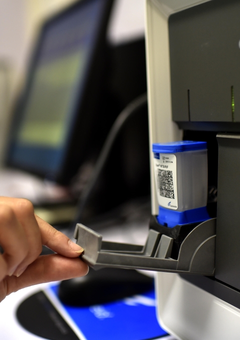 The GeneXpert machine has been installed in the laboratory at Kerema General Hospital to help speed up diagnosis of TB patients.