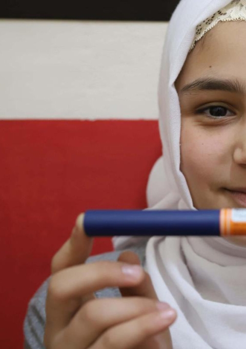 Insulin pen for people with diabetes