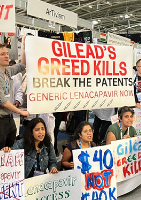 MSF and activists at the AIDS2024 Conference in Munich, Germany, called on pharmaceutical corporation Gilead to make groundbreaking HIV prevention drug lenacapavir affordable for all.