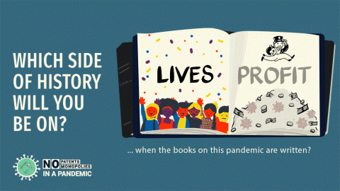 Covid - Trips Waiver - Twitter storm - History book