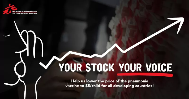 At Pfizer’s annual general meeting, MSF brings voice of investors calling on corporation to lower pneumonia vaccine price