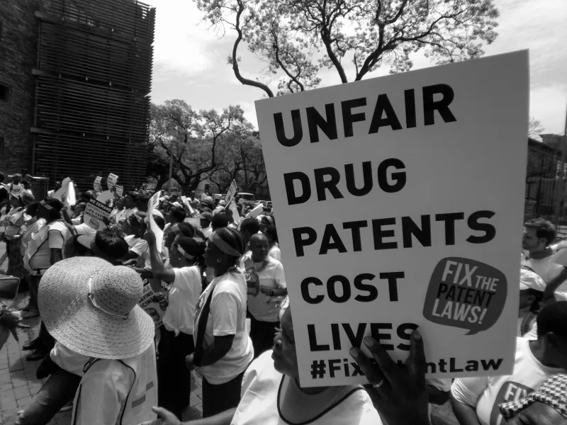 Fix the Patent Laws Campaign protest