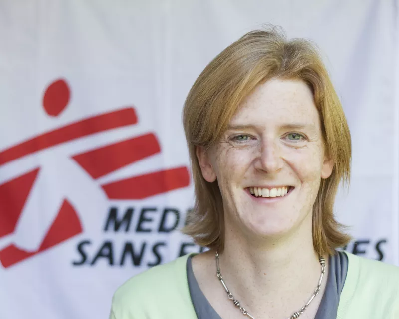 Grania Brigden, staff member 2011. Photograph by MSF