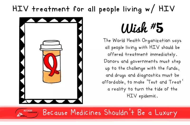 Access Campaign wishlist, 2016. Infographic by MSF