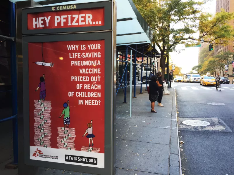 Campaign asking Pfizer & GSK to drop the prices of pneumonia vaccines down to 5$/child