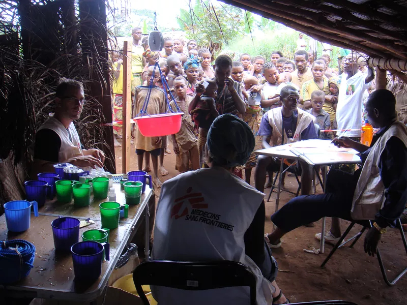 n Congo's rainforest, MSF cured 15.000 pygmies affected by Yaws, a neglected disease, in 3 months (Sept - Oct 2012) using a new therapeutic regime (single dose oral antibiotic).
