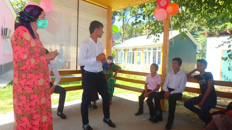 Children who had birthdays in the past two months are celebrated and given practical gifts including toiletries, while all the patients who attend are given a gift bag.