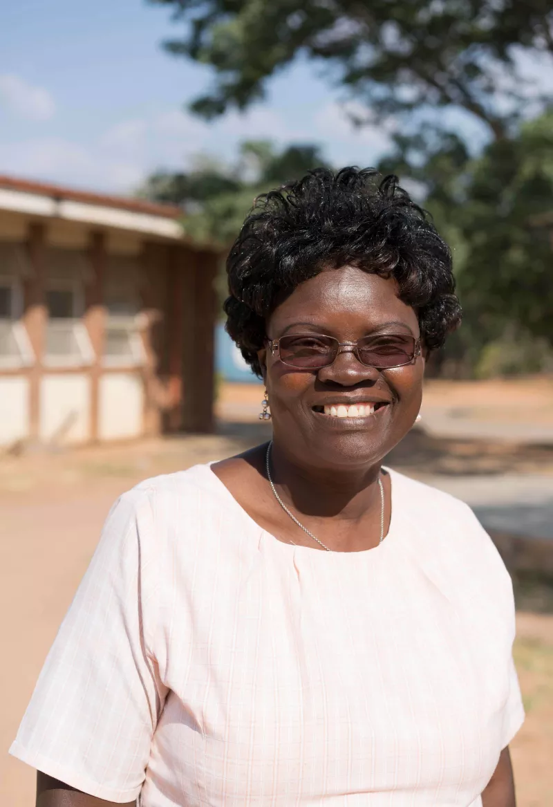 Alice Otiato, MSF’s Project Coordinator at the Epworth Clinic on Harare’s outskirts.