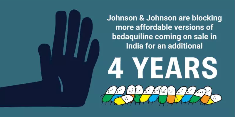 J&J are trying to wring out yet more profits by blocking more affordable versions of bedaquiline in India for an additional FOUR years.       This condemns people with drug-resistant TB to another four years taking outdated and ineffective TB treatments that only cure one in two people and that require daily painful injections with traumatic side effects.