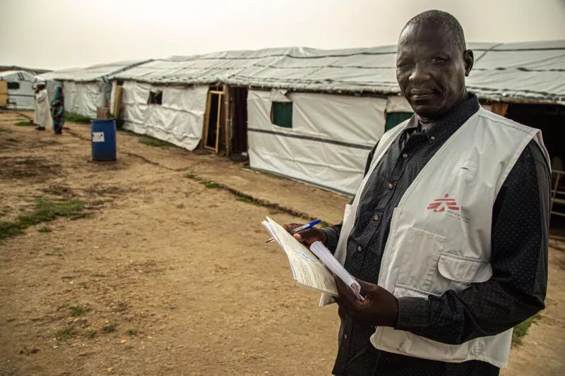 Yumo Arop is HIV and tuberculosis (TB) supervisor in MSF’s hospital in Al Kashafa refugee camp, in Sudan’s White Nile state.