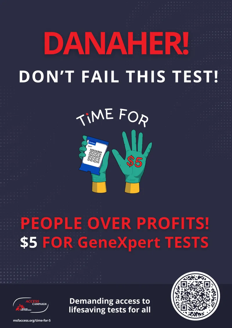 Danaher! Don't fail this test! People over profits!