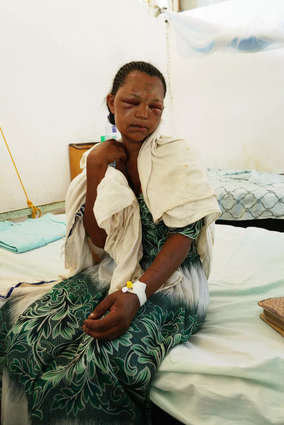 The young woman, Workey Mekonen, is 24 years old and widowed with four children.