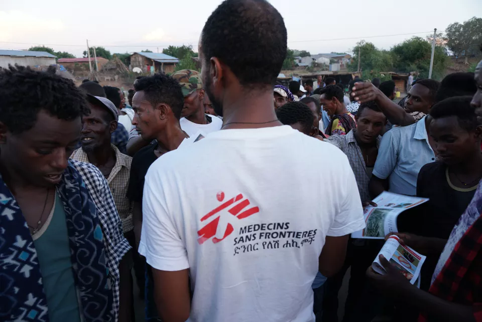 Yeshiwas Tesema MSF’s community and health education supervisor speaks about the risks of snakebites to migrant workers in Abdurafi town.