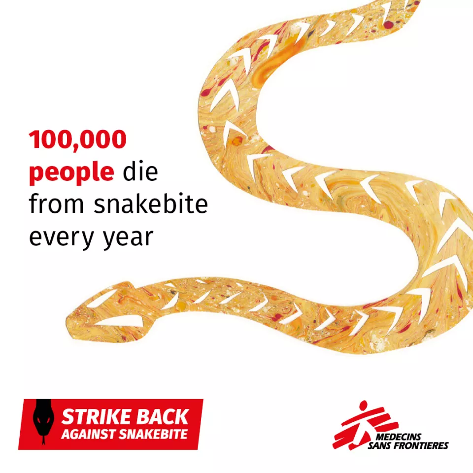 100'000 people die from snakebite every year