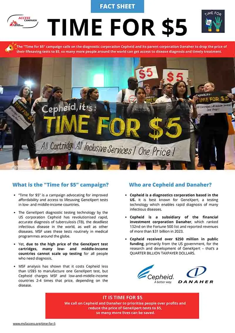 Factsheet: “Time for $5” Campaign