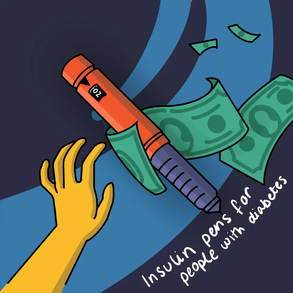 Insulin pens for people with diabetes