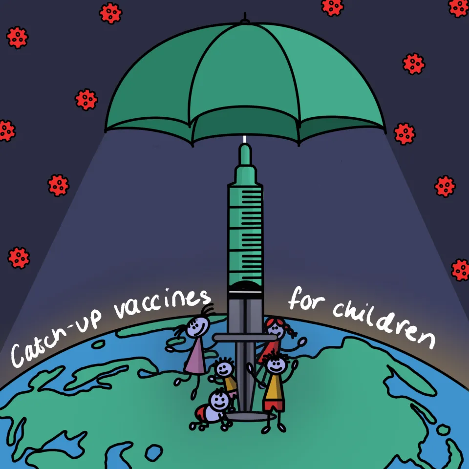 Catch-up vaccines for children