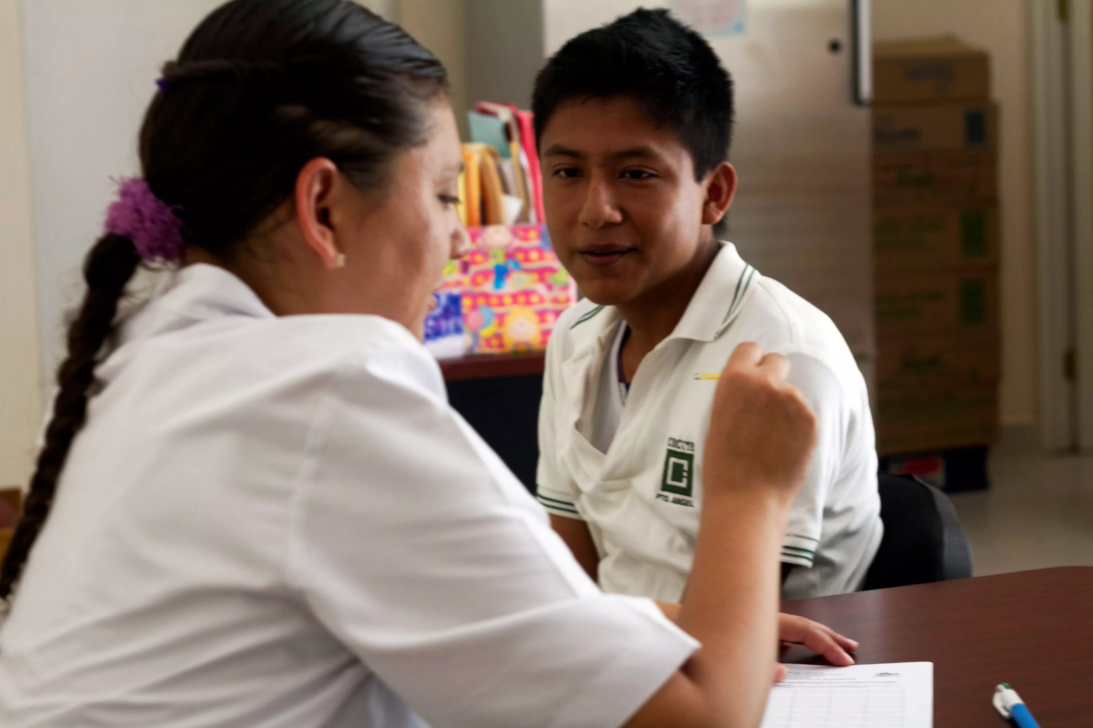 Ubaldo Mendoza, 18, has initiated Chagas treatment in San Pedro Pochutlas health facility. 