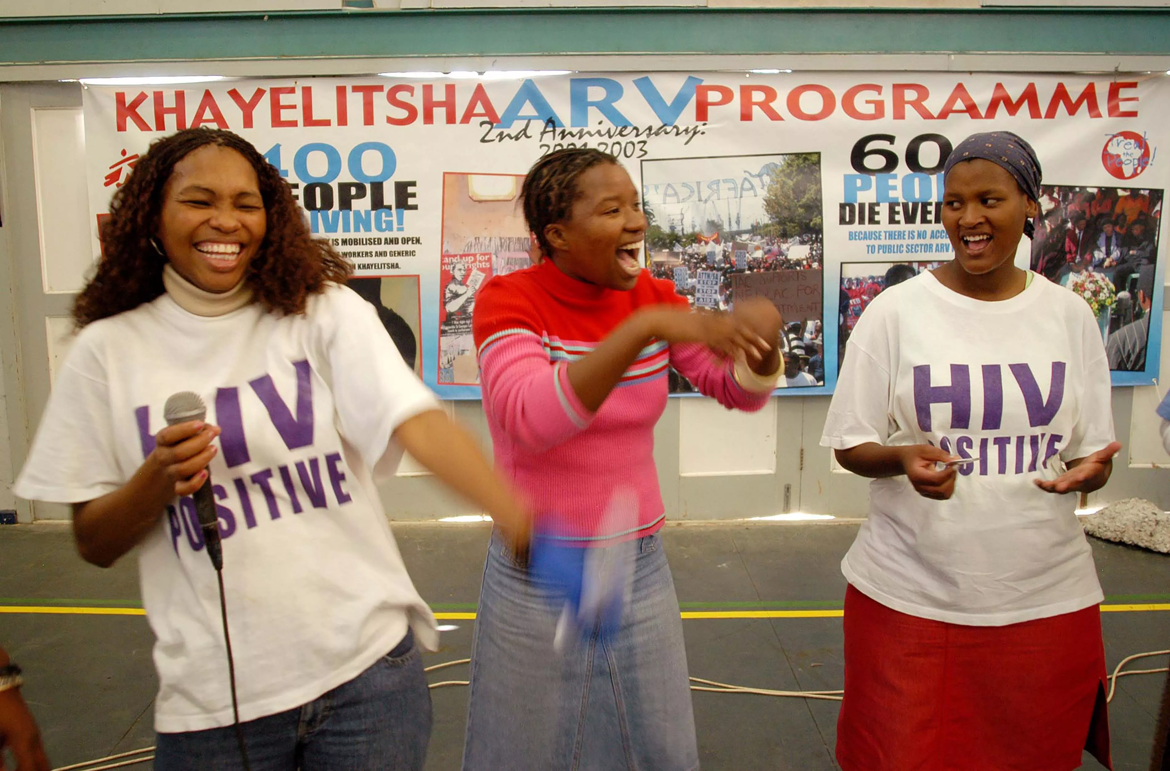 2nd anniversary of the ARV programme in Khayelitsha, a township near Cape Town, South Africa.