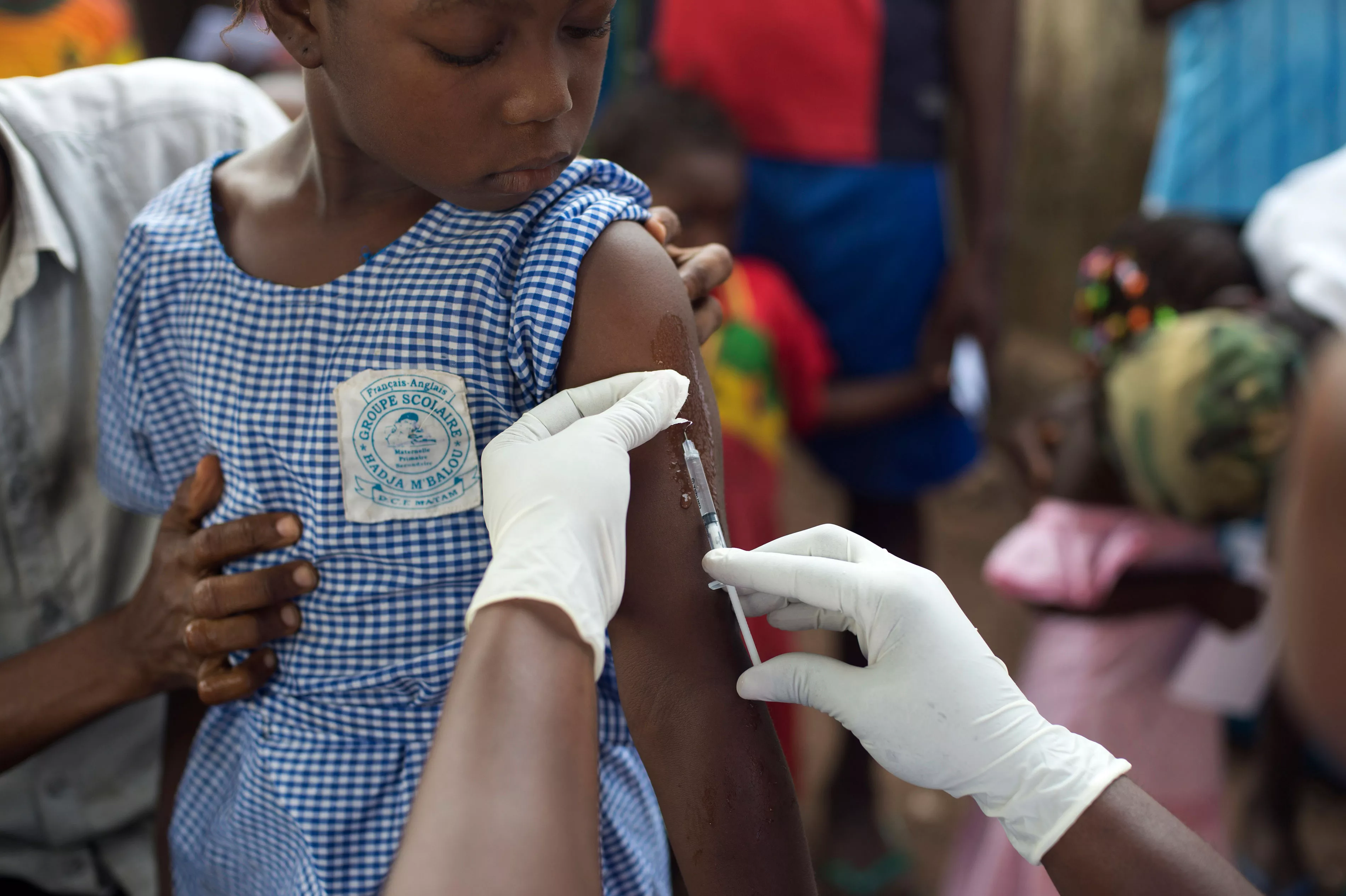 MSF launched a vaccination campaign against measles in an attempt to control the epidemic that was declared by the government of Guinea on 14 January 2014. 