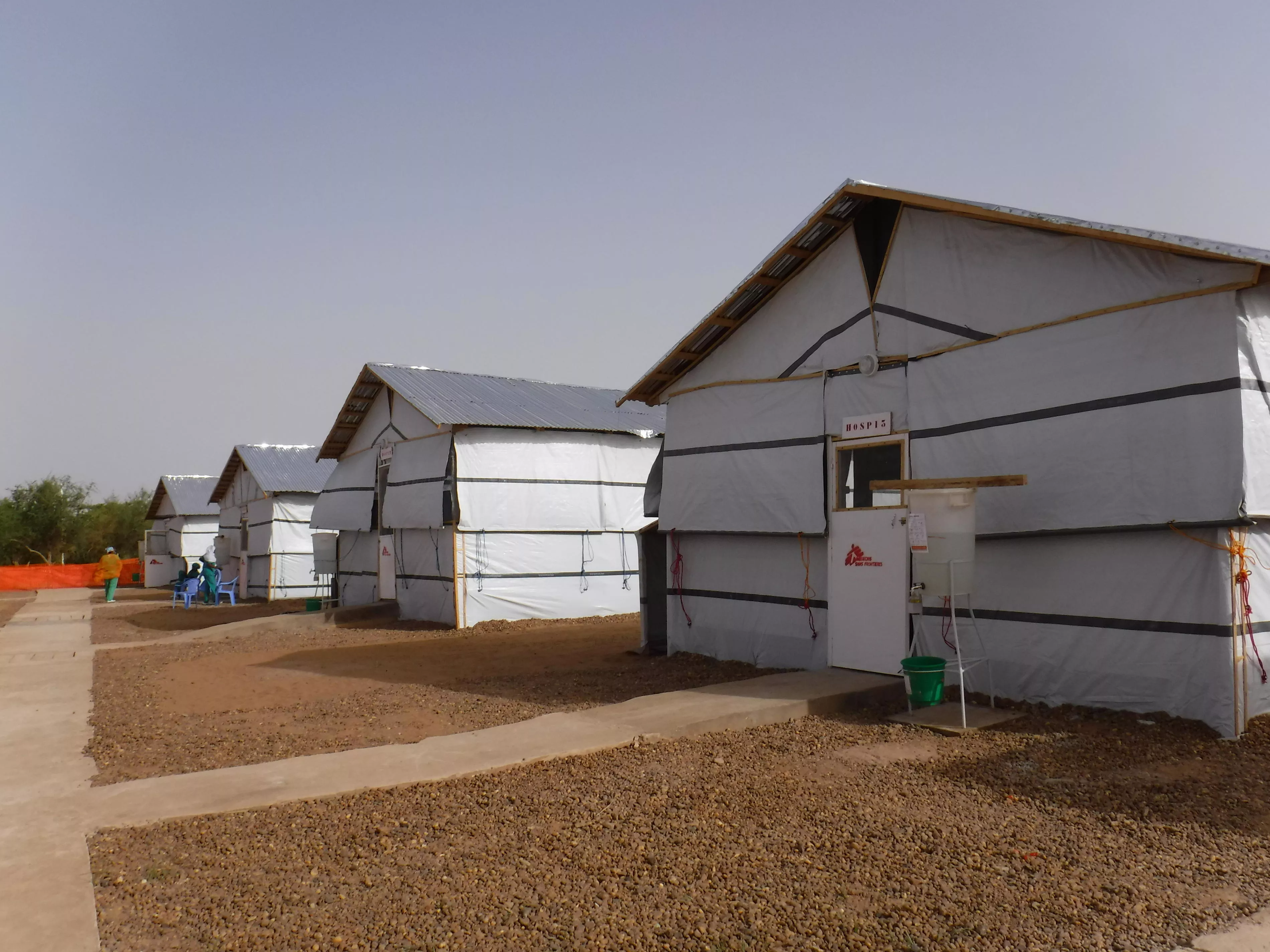 The MSF treatment centre for COVID-19 patients at the Amirou Boubacar Diallo National Hospital in Niamey, Niger, has 50 beds, with the potential to accommodate up to 100 beds in case of a peak in patient numbers.