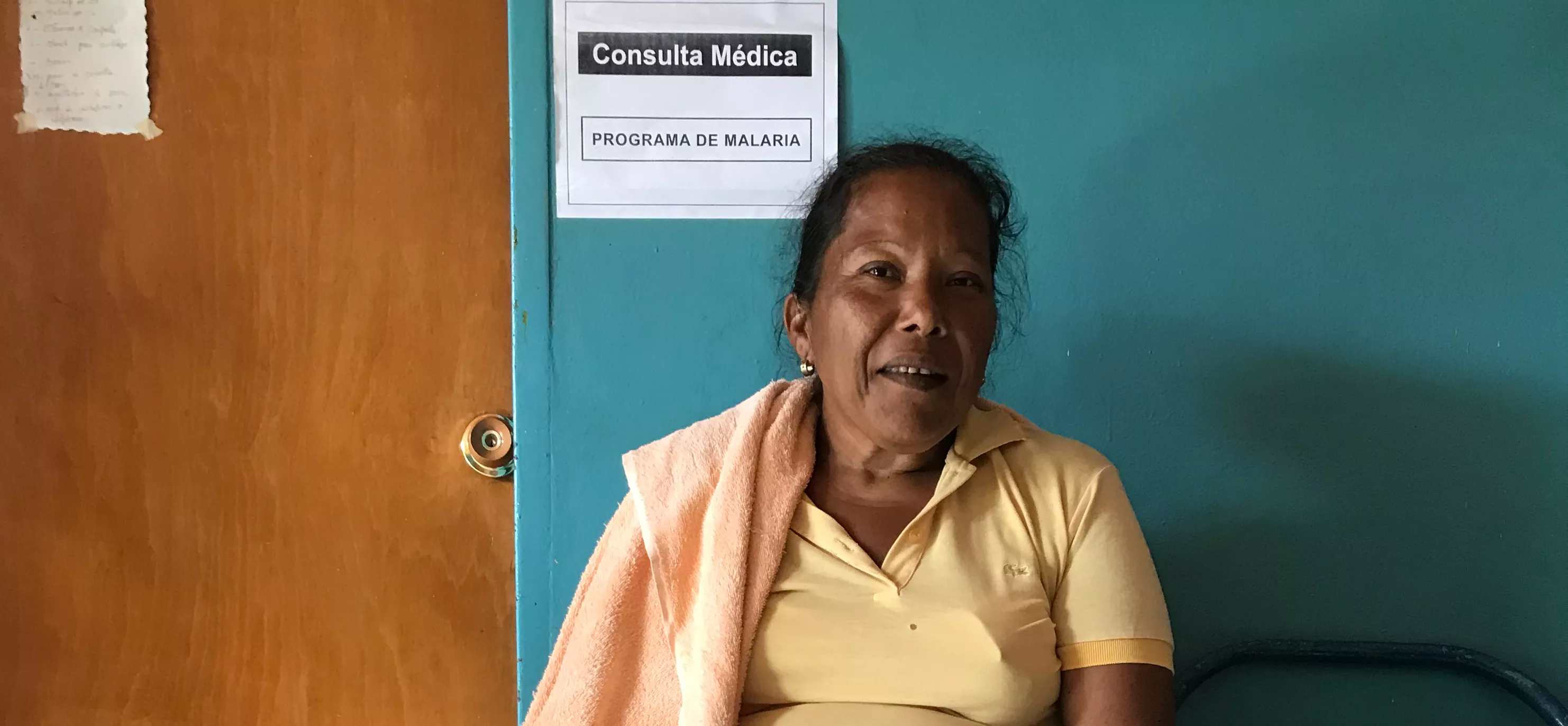 Rupilia Martínez is 48-years-old and lives in San Miguel, about 30 minutes from San Vicente clinic. She works in agriculture and has had malaria three times.