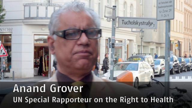 UN Rapporteur supports MSF's "Hands Off" Campaign