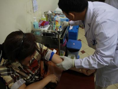 OCP MSF Hepatitis C clinic in Preah Kossamak Hospital, Phnom Penh, Cambodia