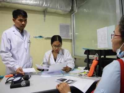OCP MSF Hepatitis C clinic in Preah Kossamak Hospital, Phnom Penh, Cambodia. Photograph by Dean Irvine