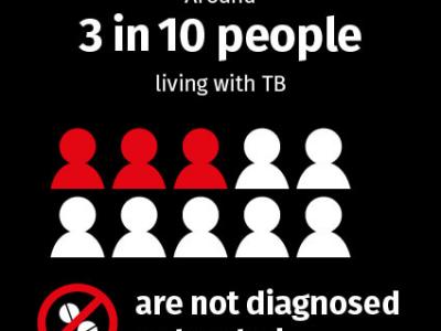 3 in 10 People Living with Tuberculosis