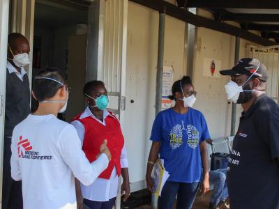 MSF medical team in Matsenjeni health centre, Nhlangano, Eswatini.