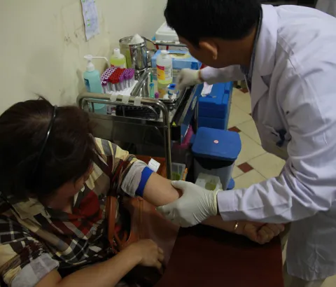 OCP MSF Hepatitis C clinic in Preah Kossamak Hospital, Phnom Penh, Cambodia