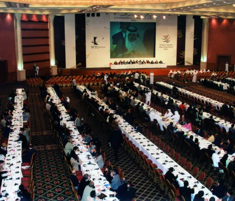 Photograph by WTO at the DOHA Ministerial Conference, from 9th-13th November 2011.