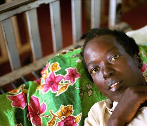 In this women's ward in Homa Bay District hospital in western Kenya, patients are treated for cryptococcal meningitis and other opportunistic infections.