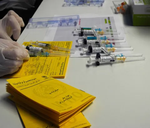 In June and July 2016 MSF has been conducting vaccination campaigns in several refugee camps and settlements in Greece, targeting more than 4,600 children under fifteen years of age. This campaign aims at protecting refugee children with 10 antigens and preventing diseases such as pneumonia, which is the leading cause of childhood death. MSF calls on Pfizer and GSK to drop the price of the pneumonia vaccine (PCV) for governments and humanitarian organizations in emergency contexts.