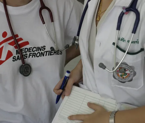 Surin, programme SIDA. Surin is a good example how successful the cooperation with the local health structure can be. Photograph by Stefan Pleger