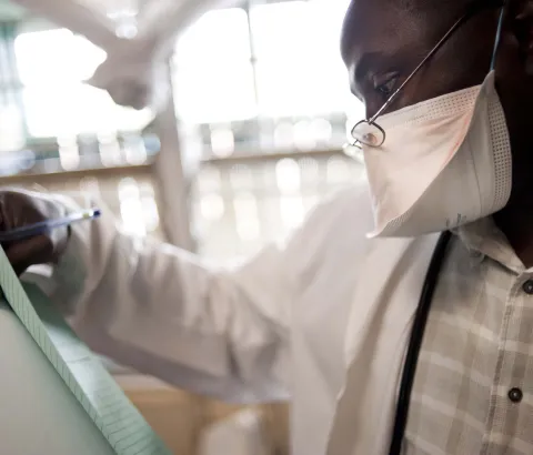 Silanga Hospital, Nairobi 16 February 2011. Photograph by Bruno De Cock
