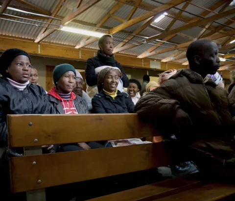 Ubuntu clinic (integrated TB/HIV) in Khayelitsha, South Africa.