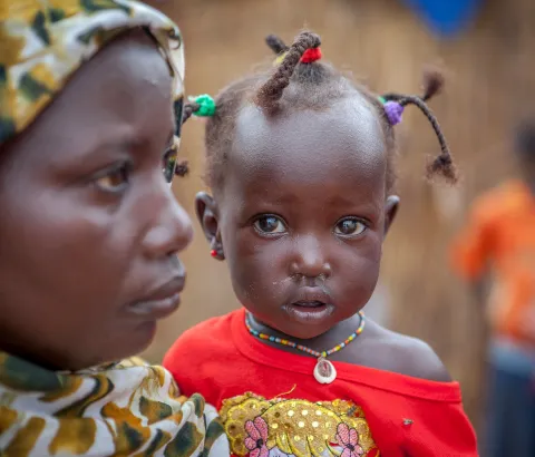 Sudanese refugees began streaming across the border into South Sudan in June 2011 when conflict erupted between the Khartoum government and the rebels of the Sudan People’s Liberation Movement-North (SPLM-N) in Sudan’s South Kordofan State. Photograph by Yann Libessart